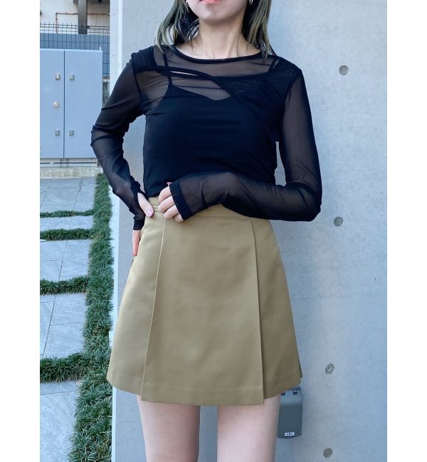 MURUA「サイドファスナーミニスカート【セットアップ着用可】」|スカート|