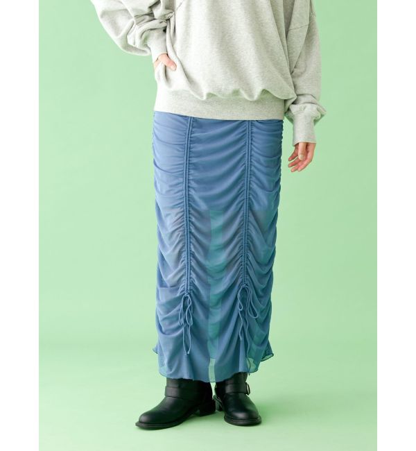 Ungrid「【WEB限定】シャーリングデザインスカート」|スカート|