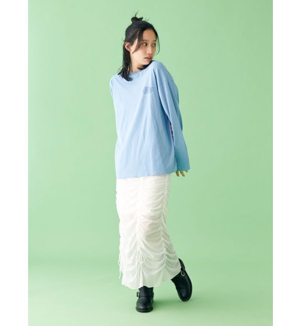 Ungrid「【WEB限定】シャーリングデザインスカート」|スカート|