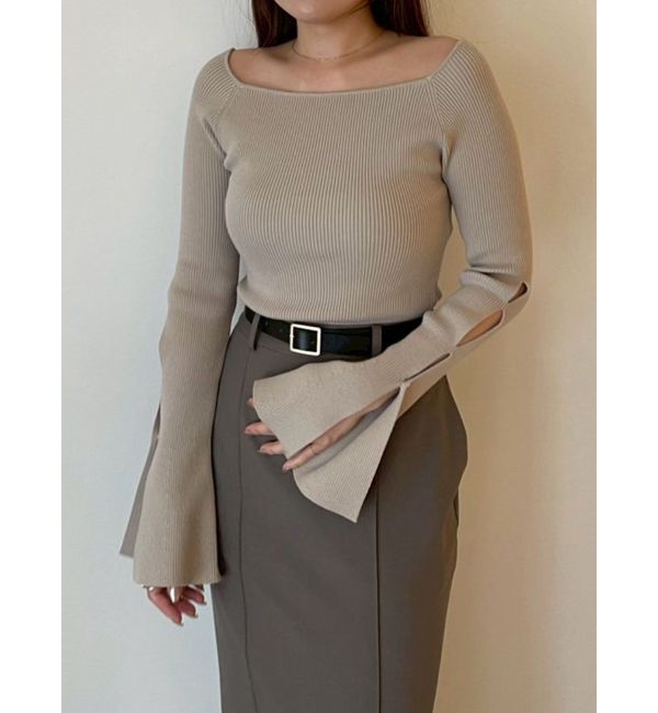 LAGUNAMOON「ピンタックIラインスカート」|スカート|