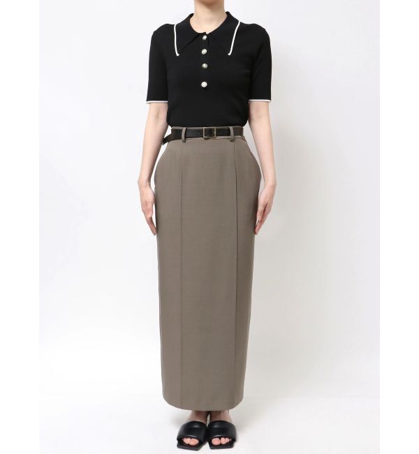 LAGUNAMOON「ピンタックIラインスカート」|スカート|