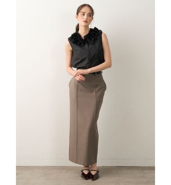 LAGUNAMOON「ピンタックIラインスカート」|スカート|