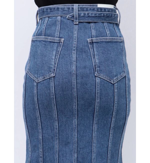 GYDA「ハイウエストバックルベルトデザインマーメイドスカート」|スカート|