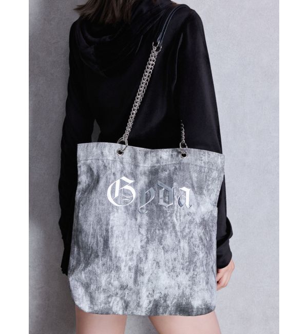 GYDA「GydaチェーントートBAG【WEB限定】」|トートバッグ|グレー