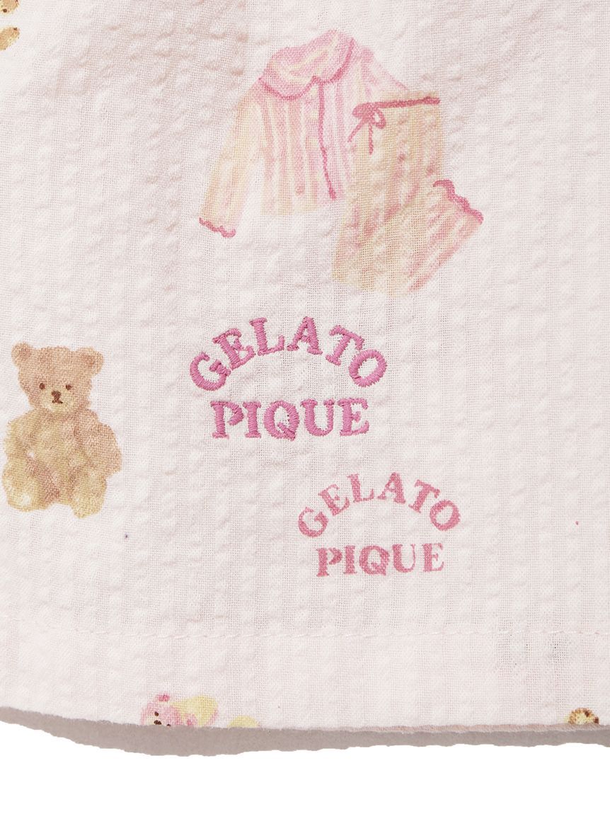 GELATO PIQUE KIDS & BABY「【BABY】パジャマパーティー柄シャーリングシャツ」|その他ベビーウェア|