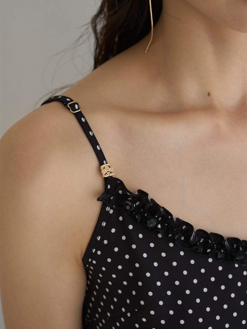 SNIDEL「フリルトリムキャミソール」|キャミソール|