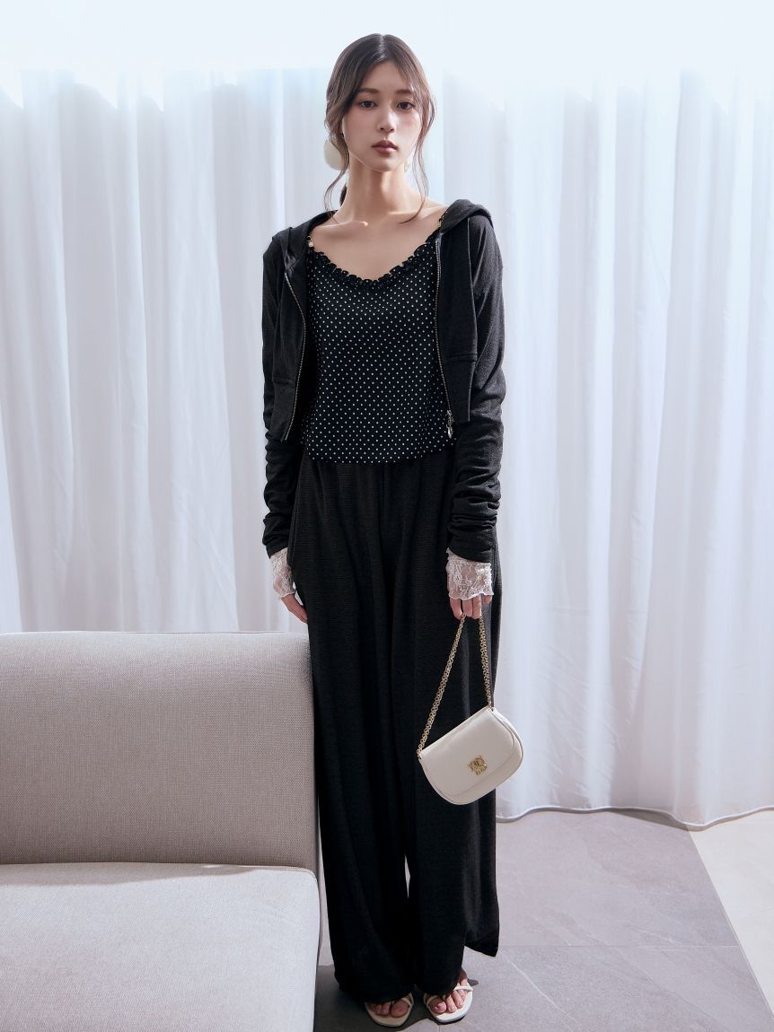 SNIDEL「フリルトリムキャミソール」|キャミソール|