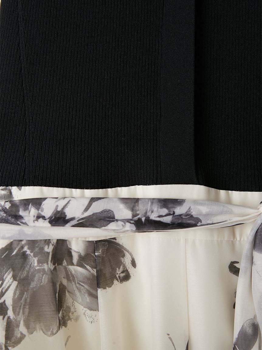 FRAY I.D「【00サイズあり】ポロニットドッキングワンピース」|ワンピース|