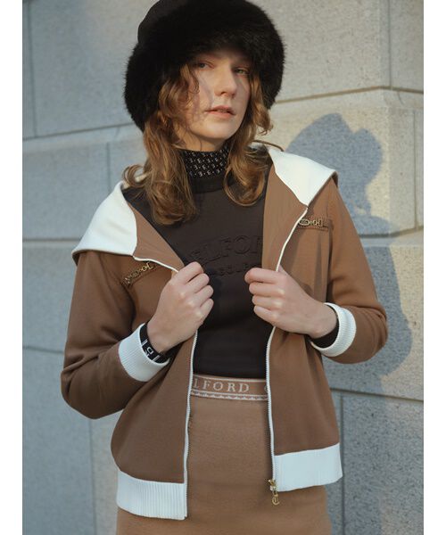 CELFORD「【CELFORD GOLF】　ニット２ＷＡＹフードアウター」|その他|