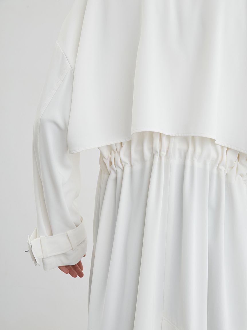 styling/「【セットアップ対応】ウエストギャザートレンチコート」|トレンチコート|