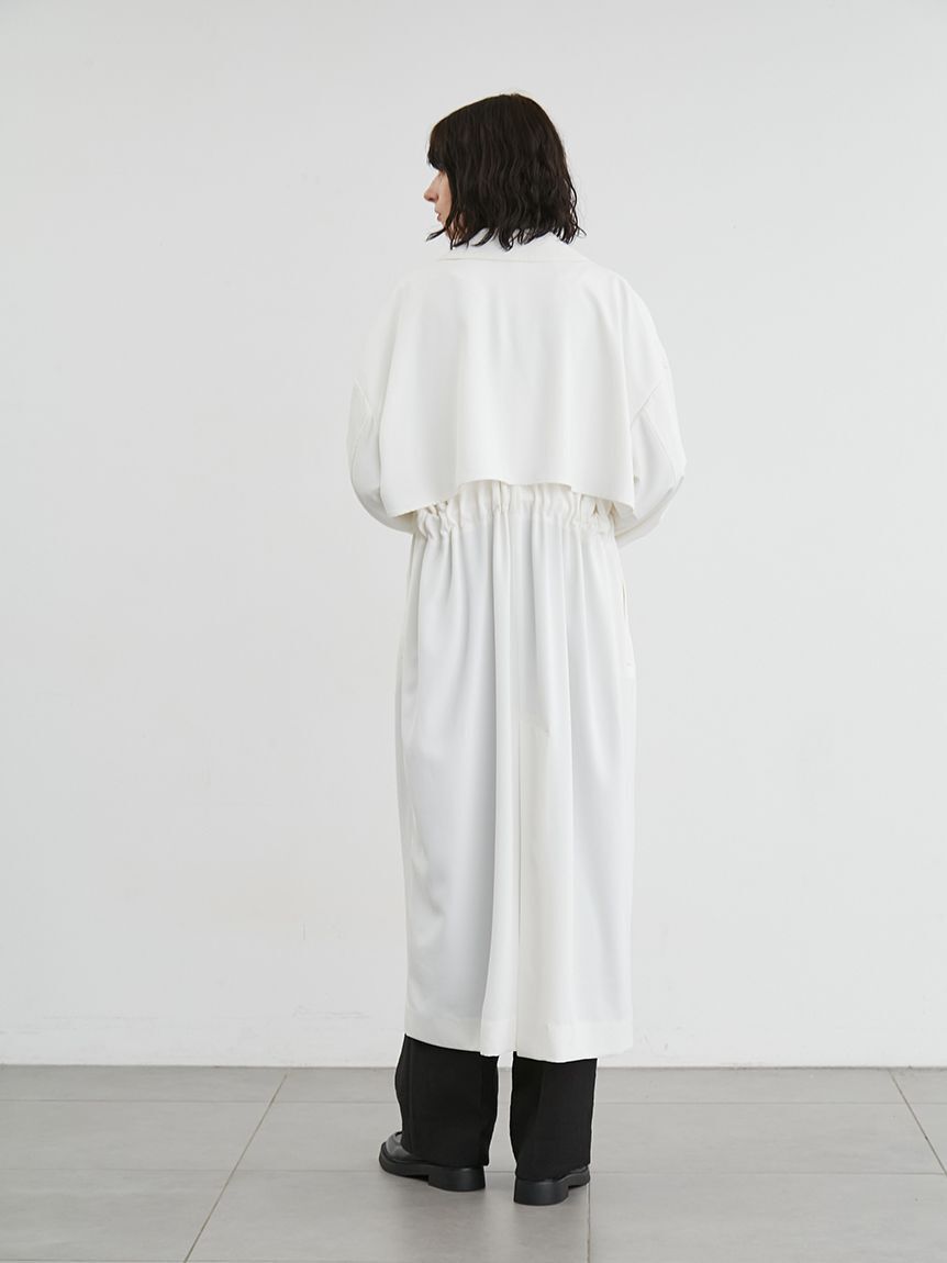 styling/「【セットアップ対応】ウエストギャザートレンチコート」|トレンチコート|