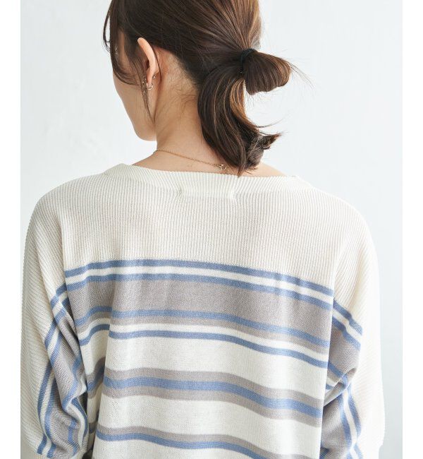 ikka「洗えるドルマンニットプルオーバー」|プルオーバー|