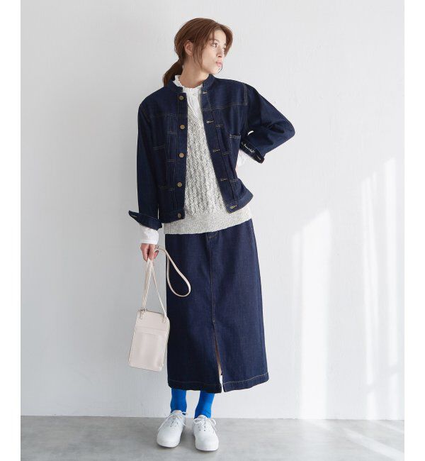 Lbc with Life「MIXヤーン透かし編み2WAYベスト」|ニット・セーター|