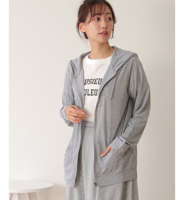 Lbc with Life「ＵＶパーカーＬ」|その他|ライトグレー