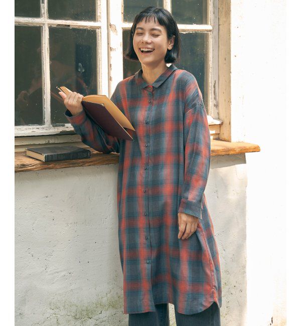 Lbc with Life「コットン３ＷＡＹワンピ」|ワンピース|オレンジ