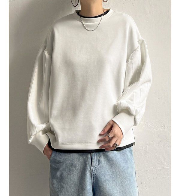 Lbc with Life「ポンチ袖チュールレイヤープルオーバー」|その他|