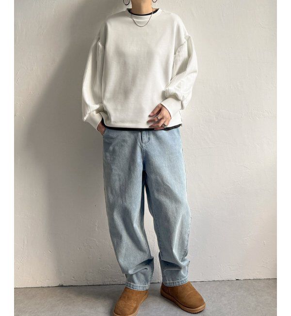 Lbc with Life「ポンチ袖チュールレイヤープルオーバー」|その他|