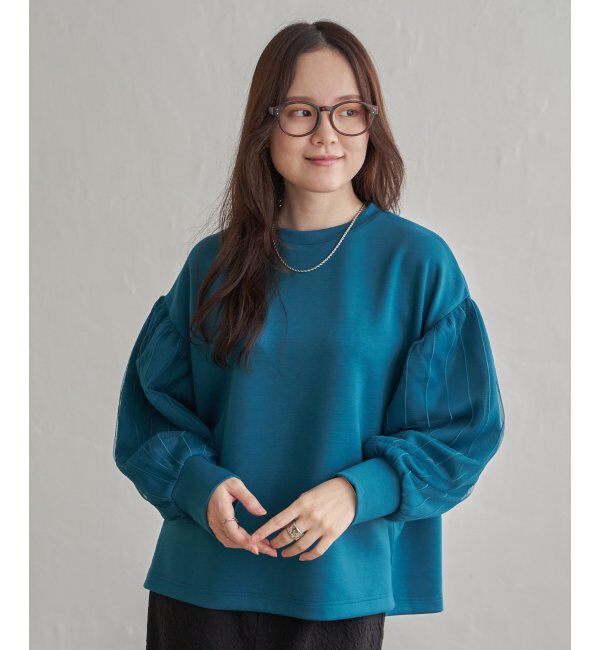 Lbc with Life「ポンチ袖チュールレイヤープルオーバー」|その他|