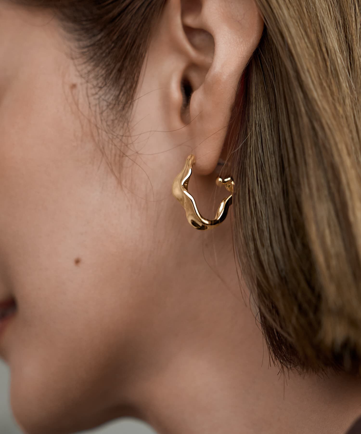 STYLE DELI「seaweedフープピアス」|ピアス|