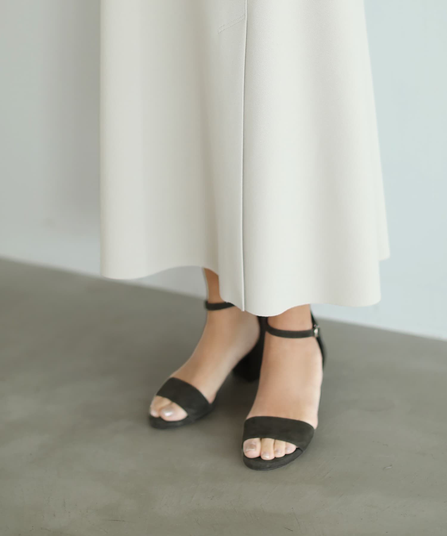 STYLE DELI「ストレッチジョーゼットAラインスカート」|台形|