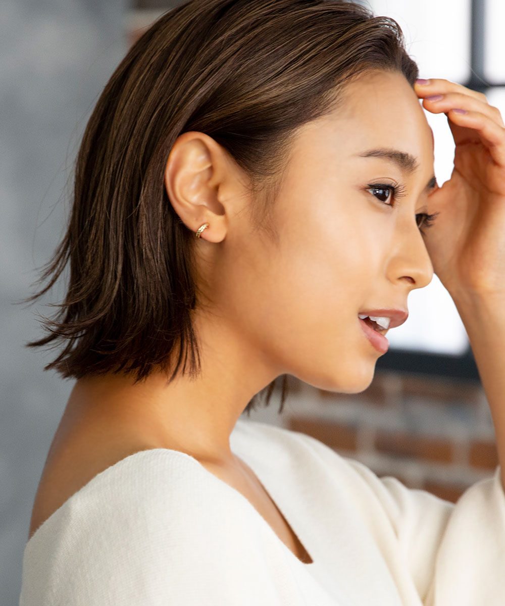 colleca la「miniループフィット・ブレイズフープイヤリング」|イヤリング|