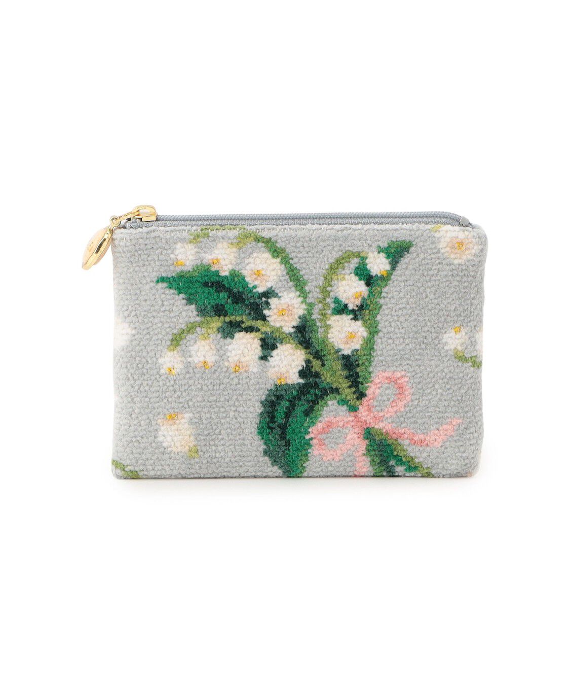 FEILER「ピュールミュゲ　ティッシュポーチ　PMG-256026（WEB限定）」|ポーチ|シルバーグレー