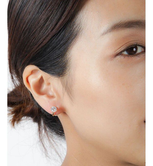 ete「パール/ビジュー リバーシブルイヤリング」|イヤリング|