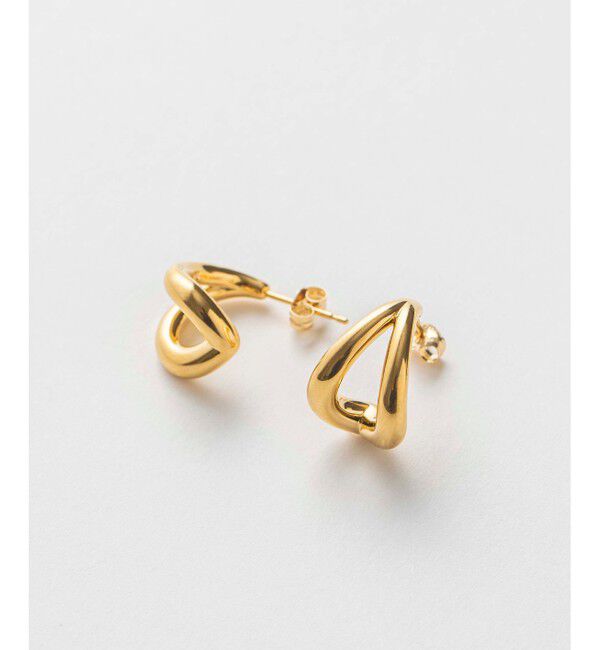 ete「ダブルフープ ピアス」|ピアス|