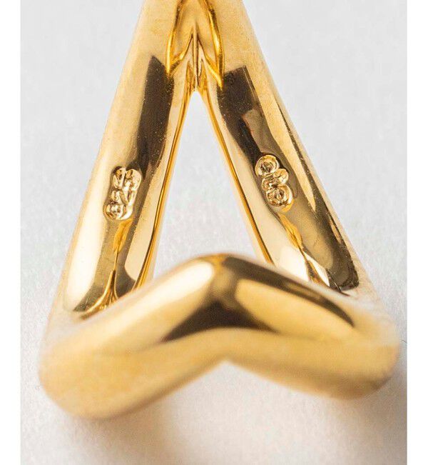 ete「ダブルフープ ピアス」|ピアス|