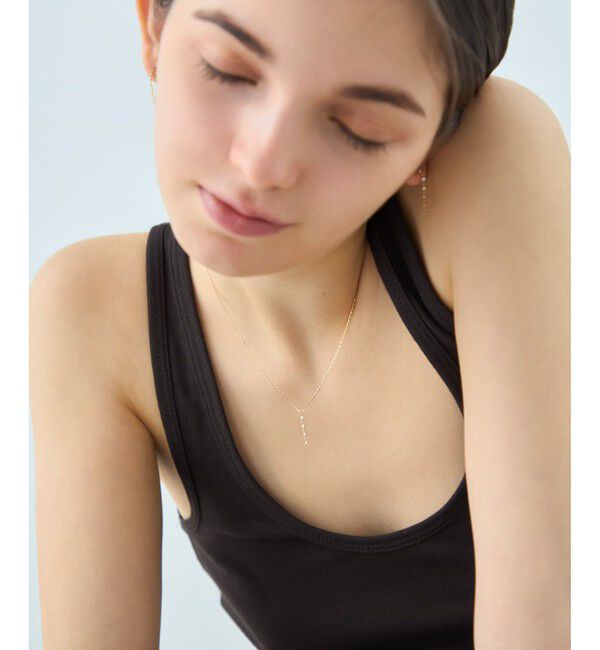 ete「[デュー] K18YG ダイヤモンド ネックレス」|ネックレス|