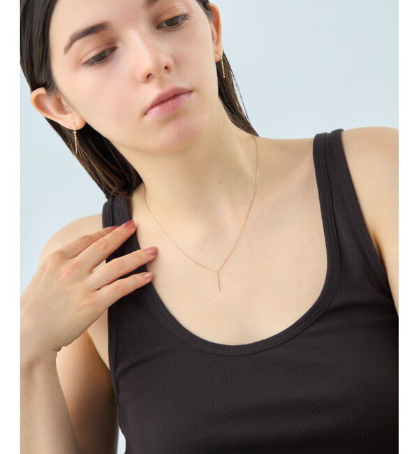 ete「[デュー] K18YG ダイヤモンド ネックレス」|ネックレス|