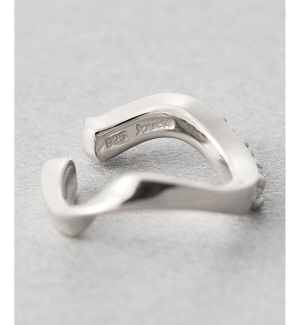 Jouete「ダブルフェイス イヤリング ジルコニア」|イヤリング|