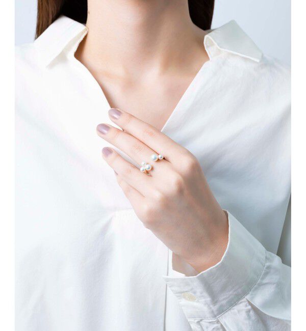 Jouete「フォークリング パール」|リング|