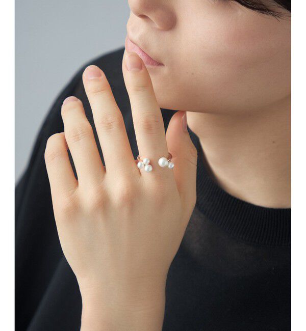 Jouete「フォークリング パール」|リング|