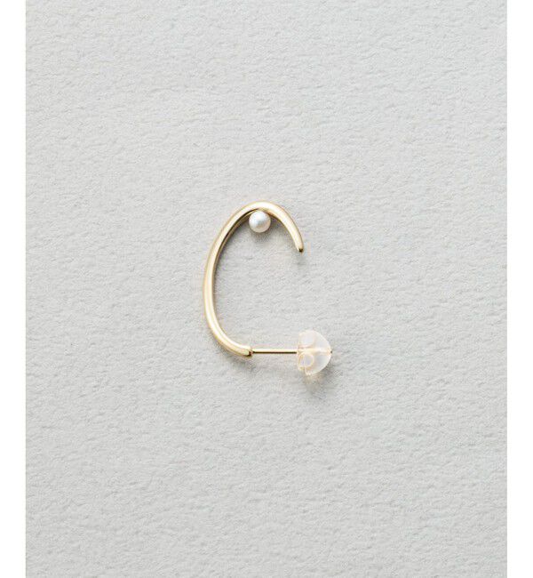 Jouete「[サスペンダー] K10YG ピアス パール」|ピアス|イエローゴールド