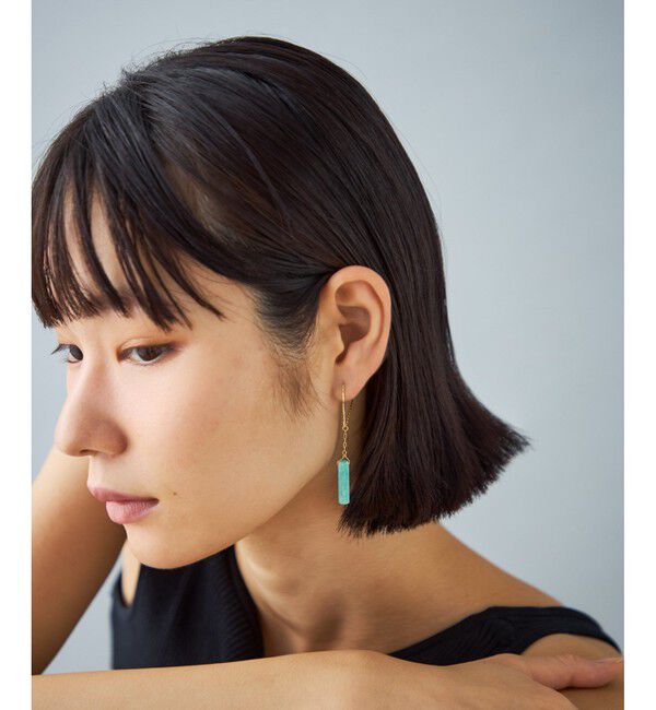 Jouete「ピアス アマゾナイト」|ピアス|