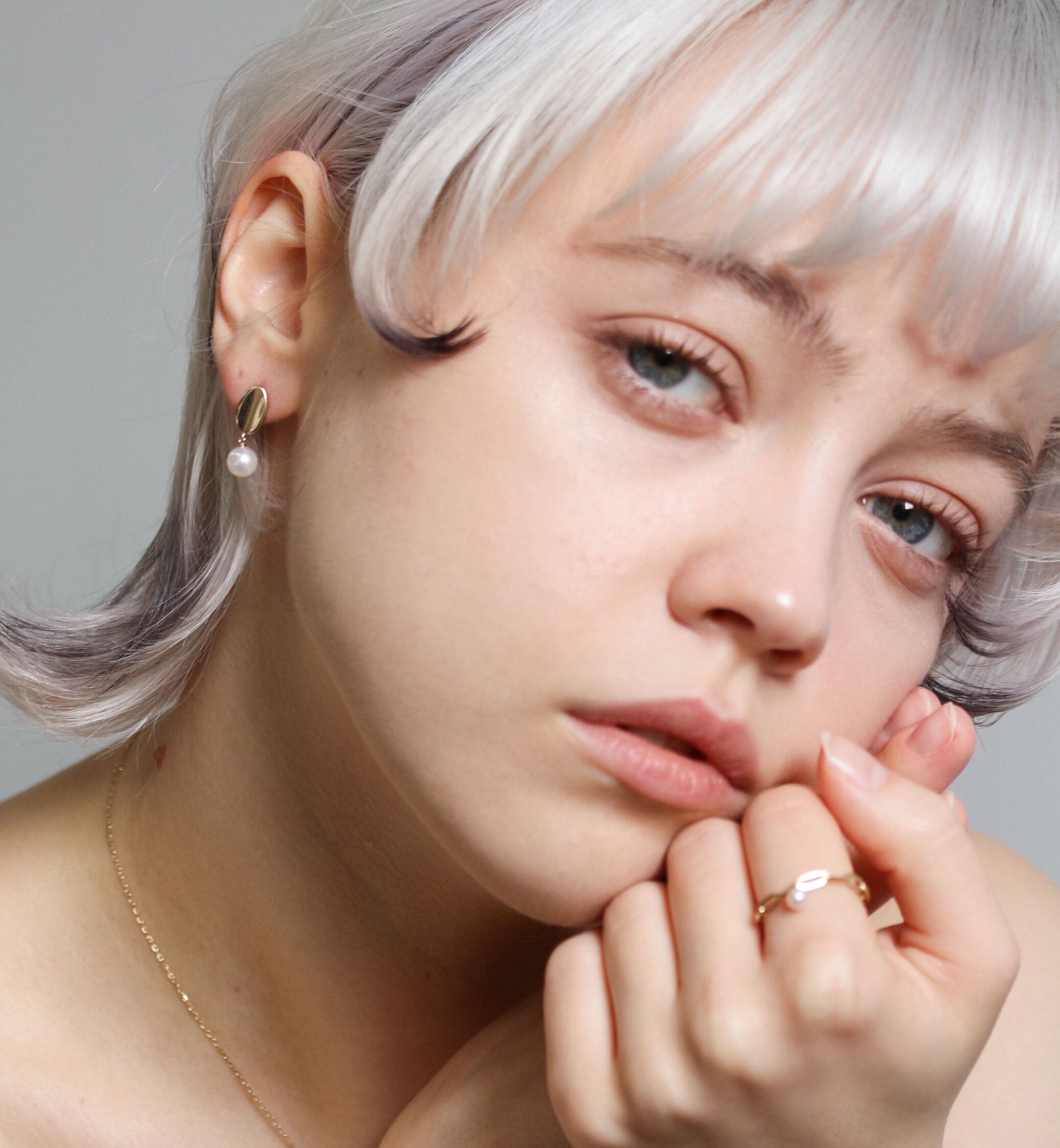  「パール ピアス | K10YG」|ピアス|