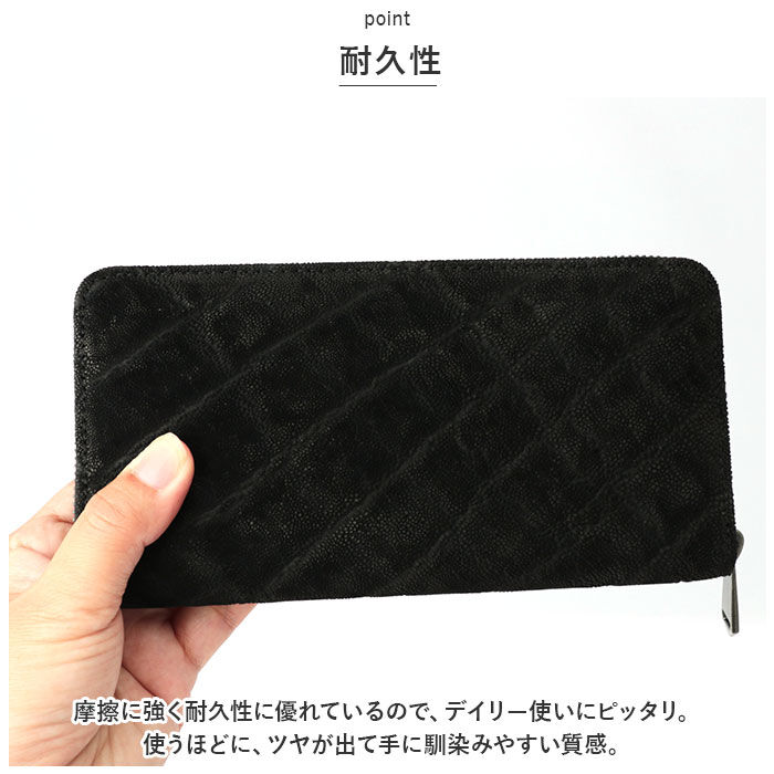 BACKYARD FAMILY「財布 メンズ 長財布 通販 ZOO ZLW-101 ズー 象革 象革財布 ロングウォレット」|財布|