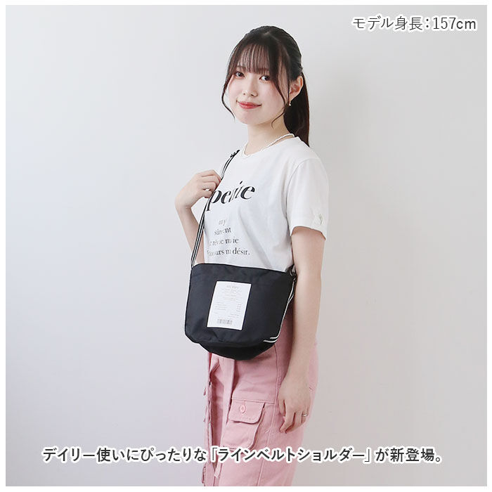 BACKYARD FAMILY「ショルダーバッグ レディース 通販 ラインベルトショルダー ショルダーバック 斜めがけバッグ」|ショルダー・メッセンジャー|