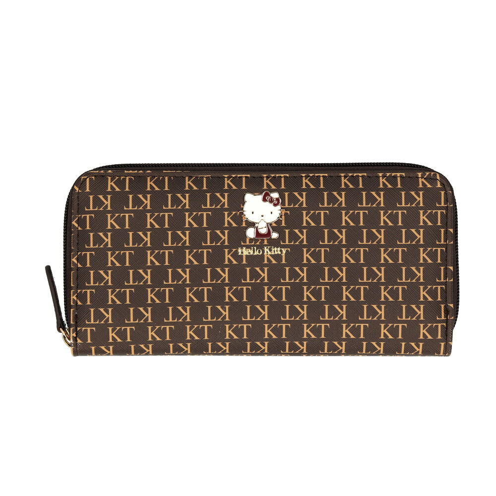 BACKYARD FAMILY「サンリオ 長財布 通販 財布 ロングウォレット レディース 大容量 かわいい ラウンドファスナー」|財布|ブラウン1