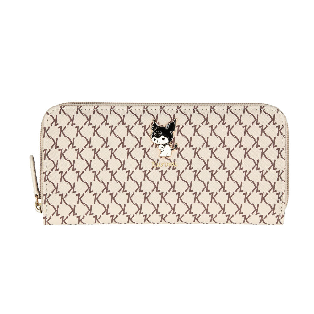 BACKYARD FAMILY「サンリオ 長財布 通販 財布 ロングウォレット レディース 大容量 かわいい ラウンドファスナー」|財布|ベージュ3