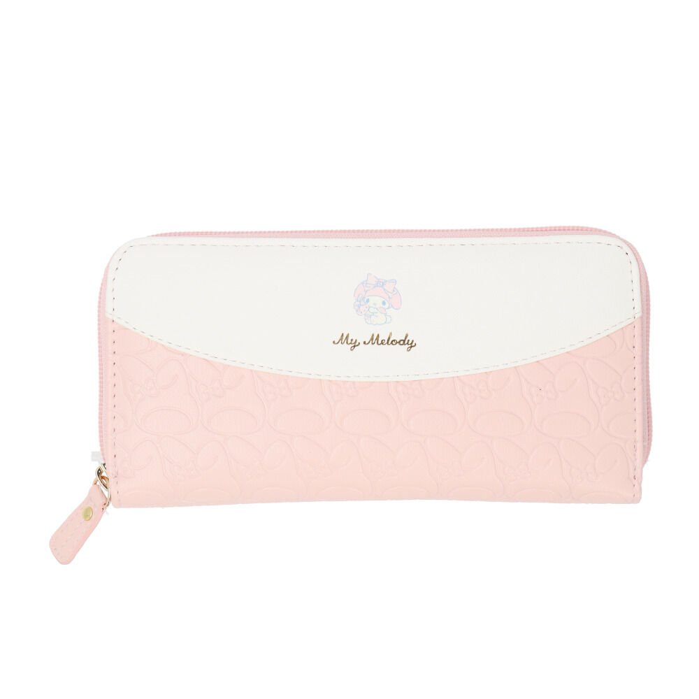 BACKYARD FAMILY「サンリオ 財布 通販 長財布 ロングウォレット レディース 大容量 かわいい ラウンドファスナー」|財布|ピンク2