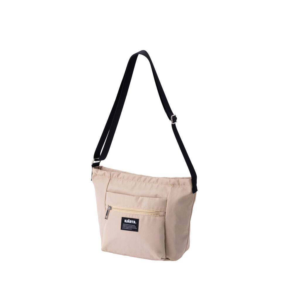 BACKYARD FAMILY「ショルダーバッグ 斜めがけバッグ 通販 HJARTA ヤッタ ショルダートートM ショルダーバック」|ショルダー・メッセンジャー|ベージュ1