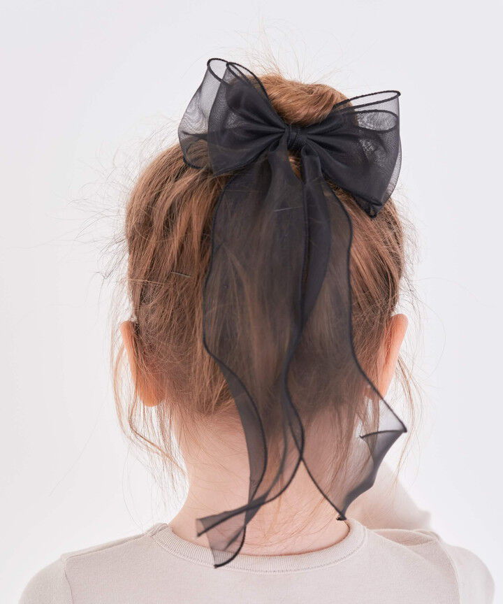 BACKYARD FAMILY「キッズ ヘアゴム リボン 通販 オーガンジー 38042101 アンジュオーガンジーリボンヘアゴム」|ヘアゴム・シュシュ|