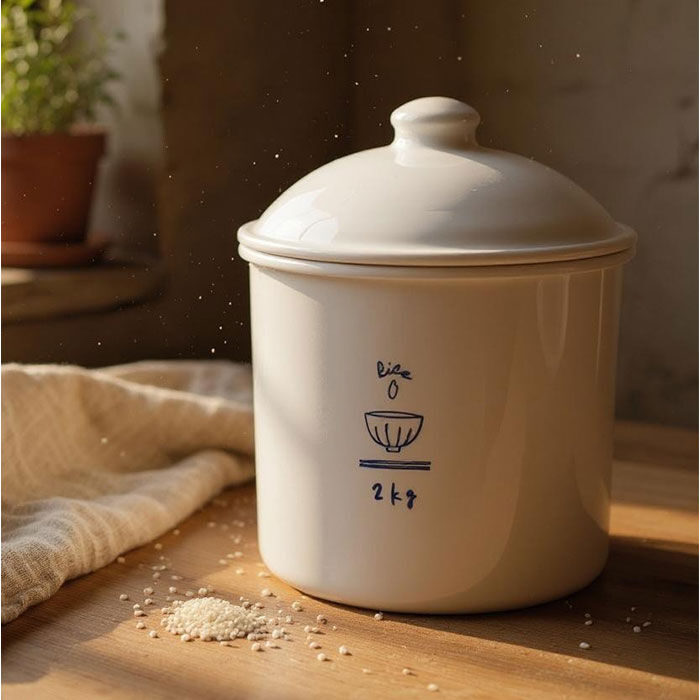 BACKYARD FAMILY「米びつ おしゃれ 2kg 通販 日本製 米櫃 2キロ ライスストッカー 米 保存容器 キャニスター」|食器・キッチングッズ|
