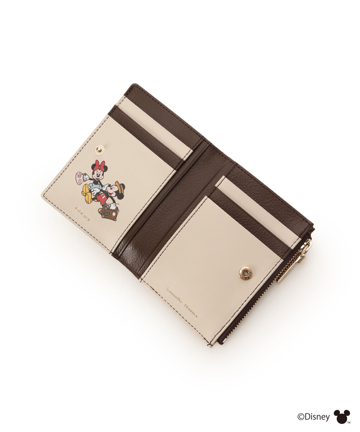 Samantha Thavasa「「ミッキー＆ミニー」TRAVELコレクション 折財布」|財布|