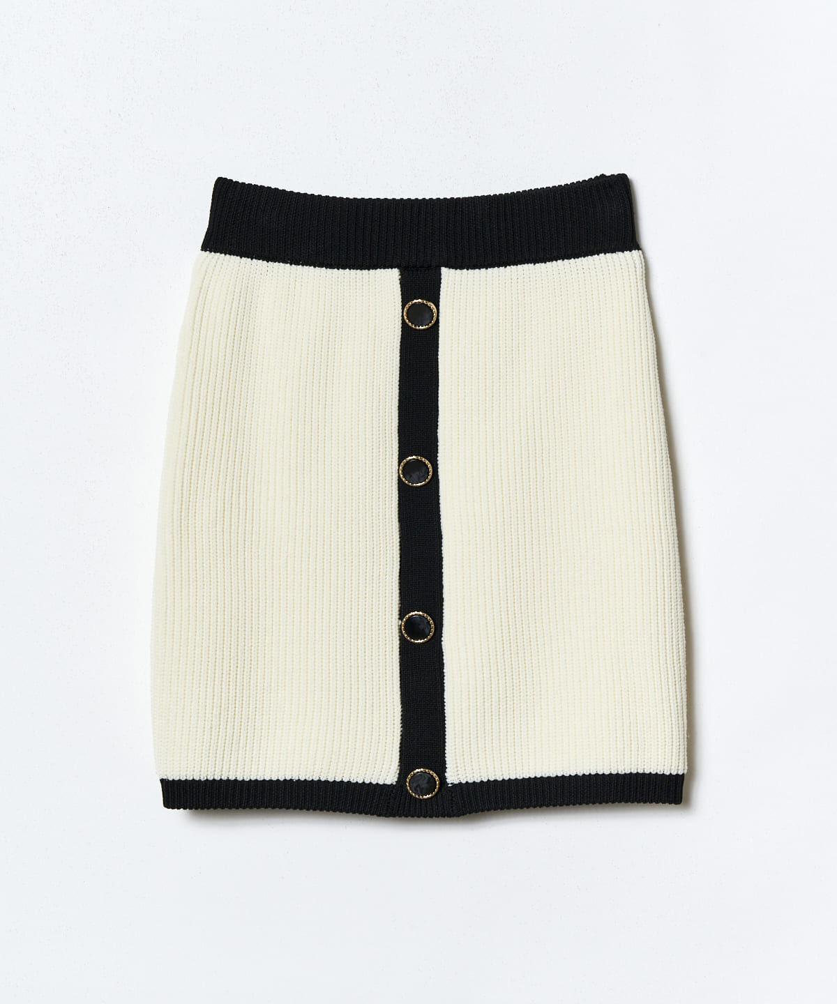 REDYAZEL「配色ニットミニスカート」|タイト|