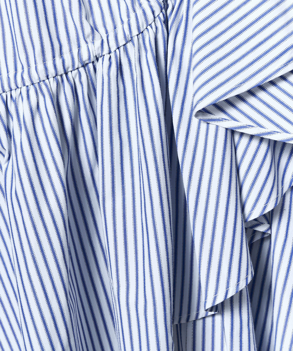 REDYAZEL「ストライプシャーリングスカート」|フレア|