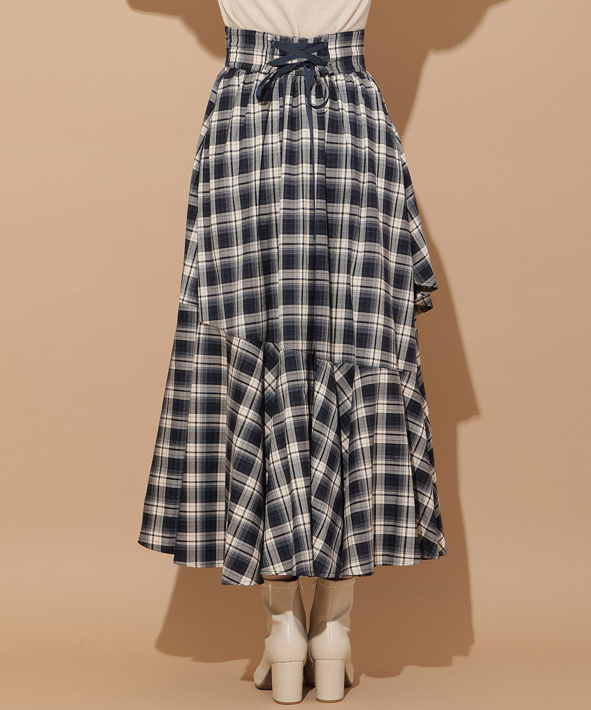 WILLSELECTION「アシメフリルレイヤードスカート」|フレア|