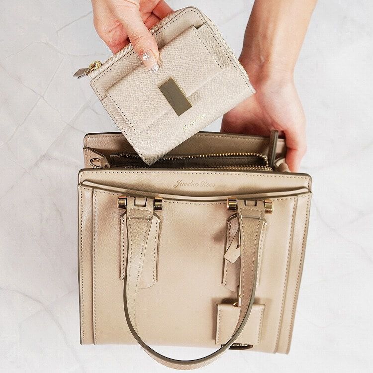 Jewelna Rose「Jewelna Rose ブリヨン・ウォレット 本革 二つ折り財布 15142」|財布|